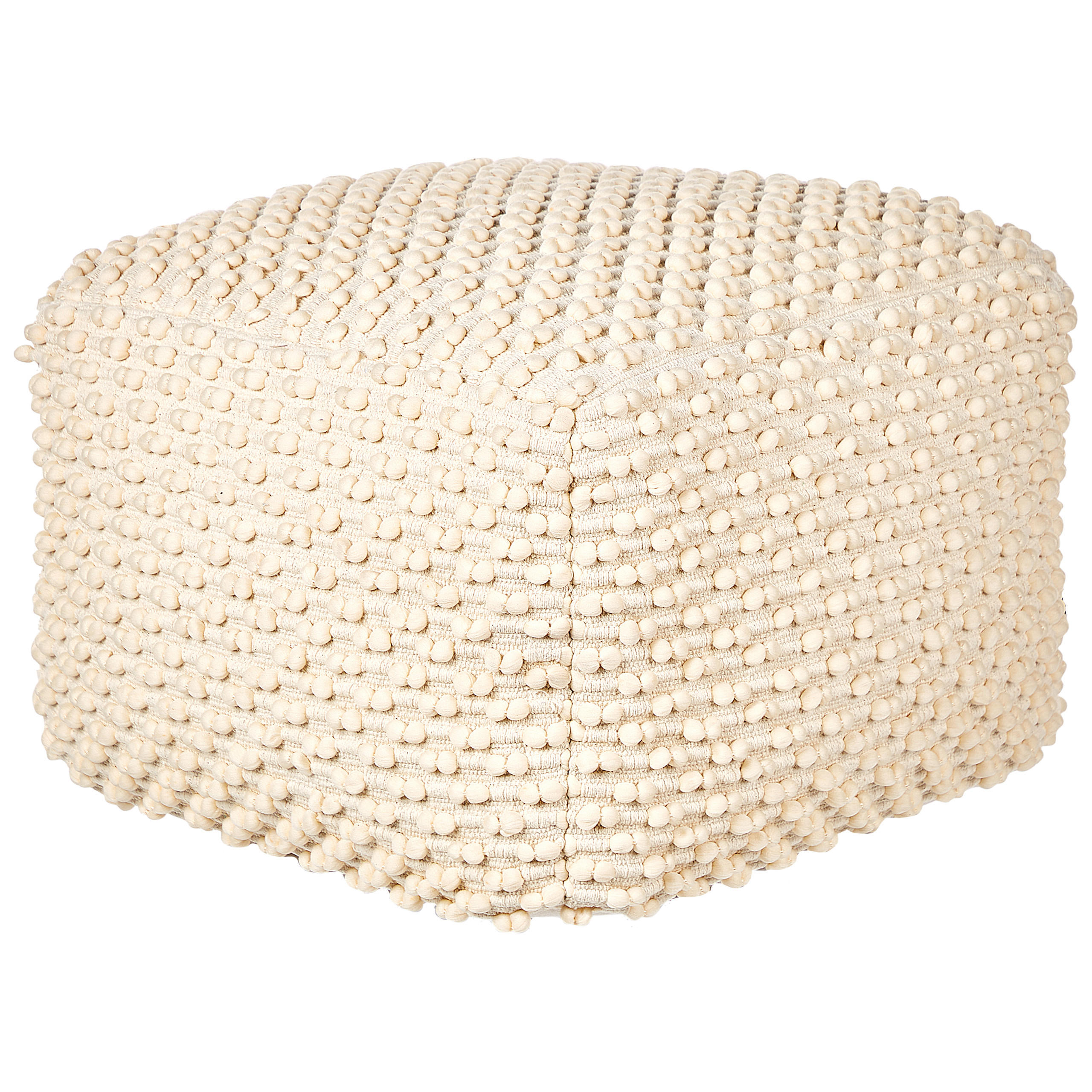 POUF Hellbeige Kingri - Beige, Naturmaterialen (50/35/50cm) - Beliani