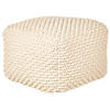 POUF Hellbeige Kingri - Beige, Naturmaterialen (50/35/50cm) - Beliani