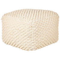 POUF Hellbeige Kingri - Beige, Naturmaterialen (50/35/50cm) - Beliani