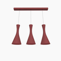 HÄNGELEUCHTE - Rot, Metall (20/100/120cm) - Lumicom