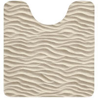 WC PŘEDLOŽKA Písek - Vlny - Béžová 55x60 cm - béžová, textil/plast (55/1cm) - OnlyWow