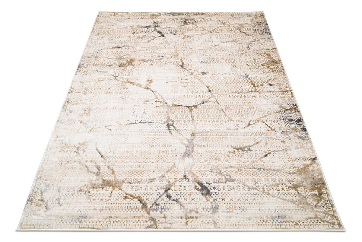 TEPPICH HERA Creme Beige 80/150 cm - Beige/Creme, Textil (80/150cm) - Tapiso