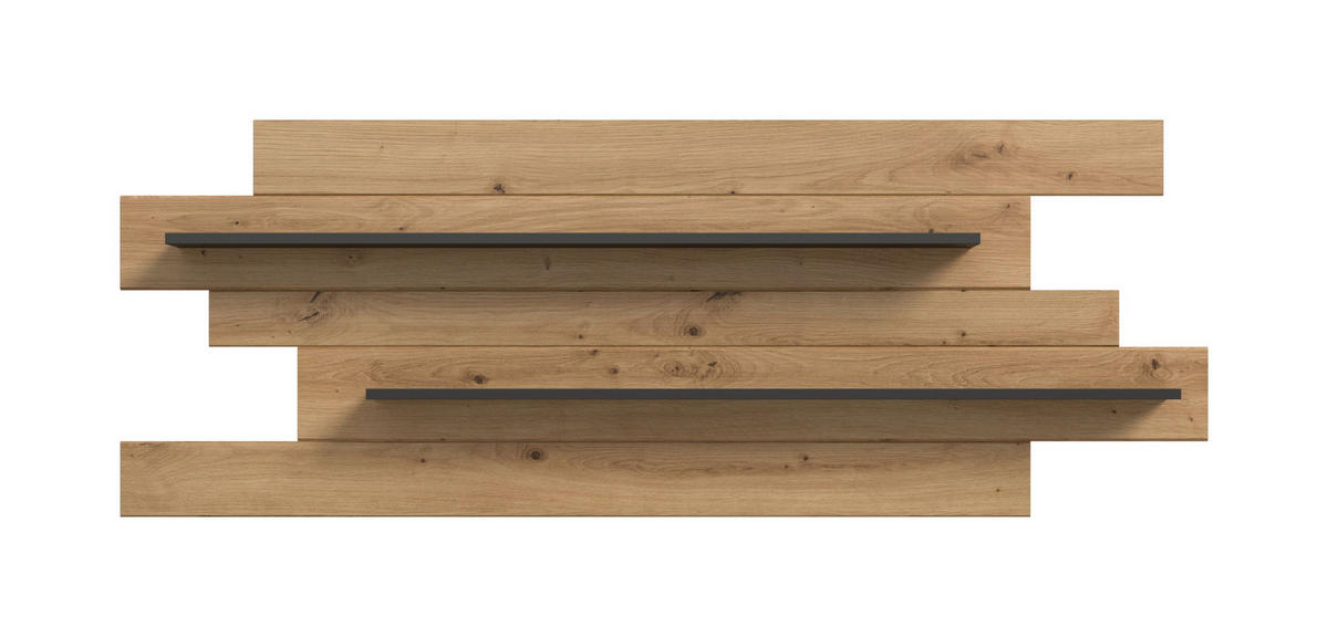 WANDBOARD Nova (B/H/T: ca. 184/67/19 cm) in Basalt grau/Artisan Nachbildung - Grau, Holzwerkstoff (184/67/19cm)