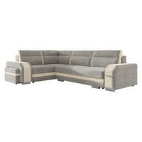 ECKSOFA Assan, Seite: Links - Chromfarben/Beige, Holz/Kunststoff (305/205cm) - MIRJAN24