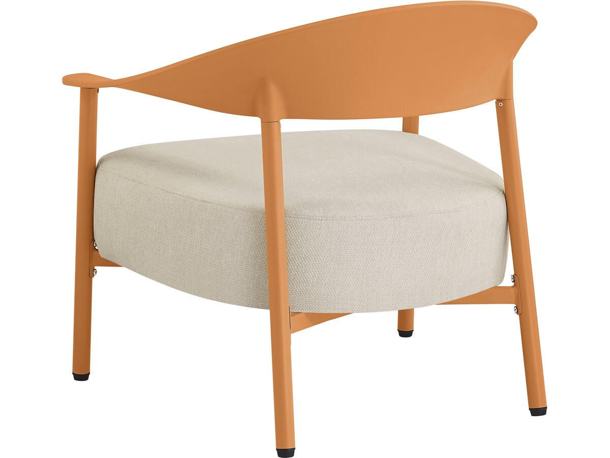 LOUNGEGARNITUR Céora 2-Sitzer Orange - Orange, Metall - Habitat Garten
