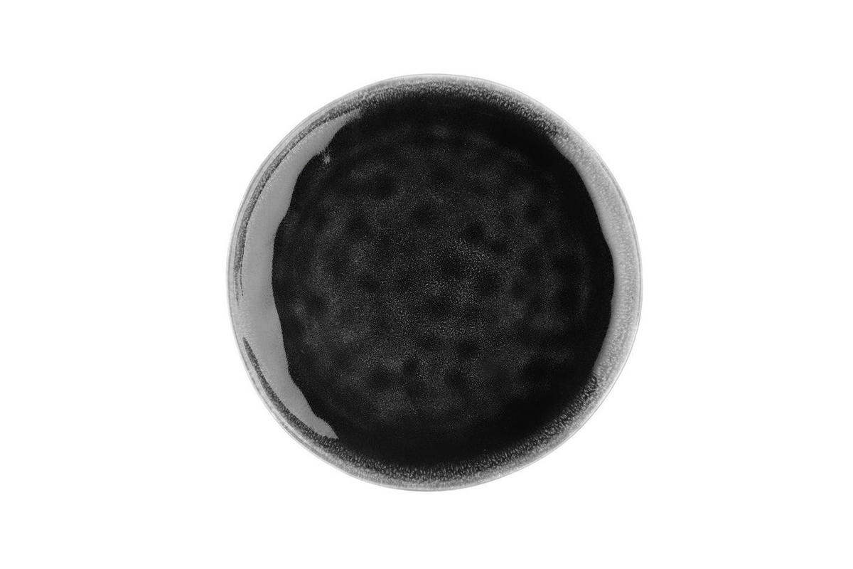 TELLER Moon Ø21cm - 6er-Set -Tintenfarben - Schwarz, Keramik (21cm) - Björn