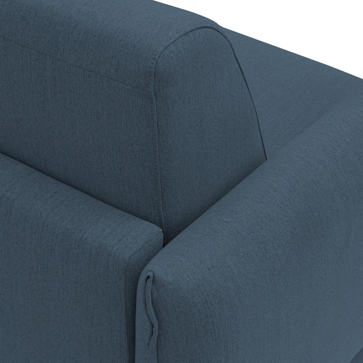 SCHLAFSOFA Scarlet - Blau, Textil (195/95/96cm) - Divani.store
