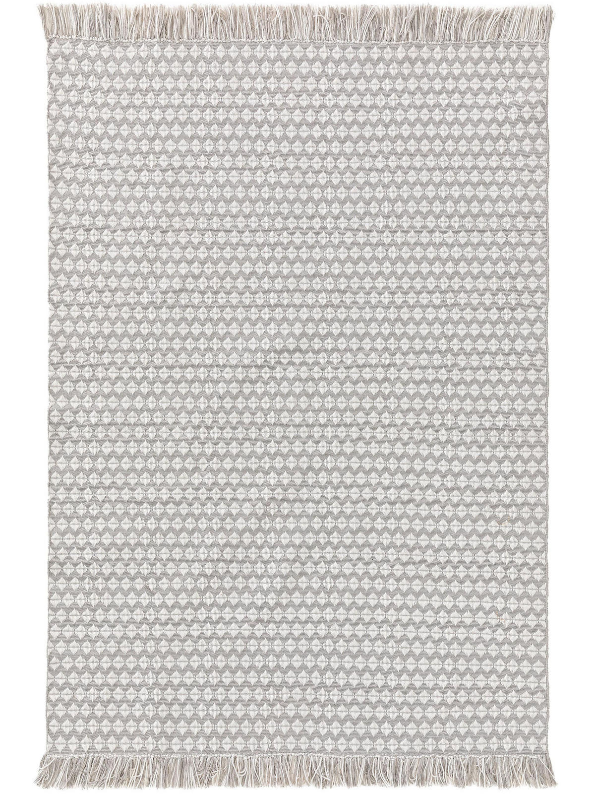 TEPPICH aus recyceltem Material Morty Grau 200x300 cm - Grau, Textil (200/300cm) - benuta Pure