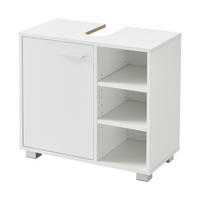 WASCHBECKENUNTERSCHRANK Narvik - Weiß, Holzwerkstoff (60/55.6/31cm) - [en.casa]