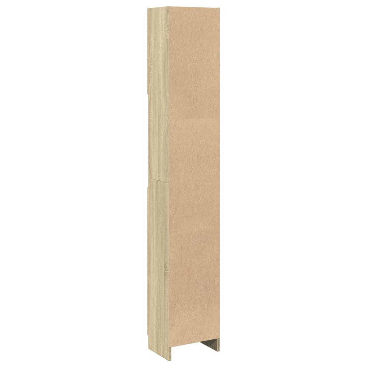 BADEZIMMERSCHRANK SONOMA-EICHE 32X25,5X190 CM HOLZWERKSTOFF - Sonoma Eiche, Holz (25.5/190/32cm) - vidaXL