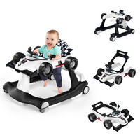 LAUFLERNWAGEN Klappbar Weiß - Weiß, Kunststoff (64/56/76cm) - COSTWAY