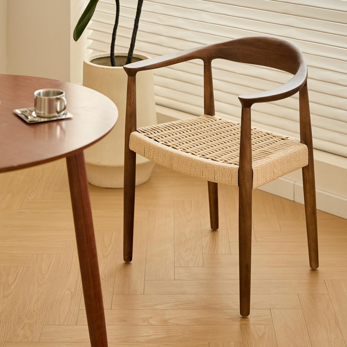 STUHL 2er-Set dunklem Holz Dunkelbraun - Braun, Holz (64/72/53cm) - Nordlys