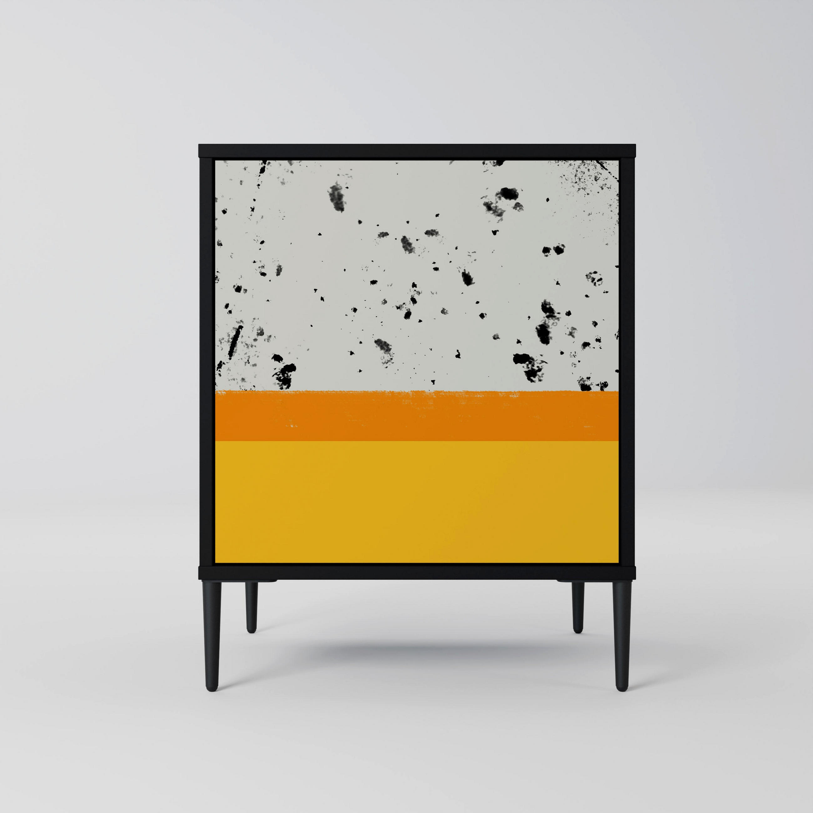 SpaceRebels Sideboard Schwarz 57.5x72.5x42 cm