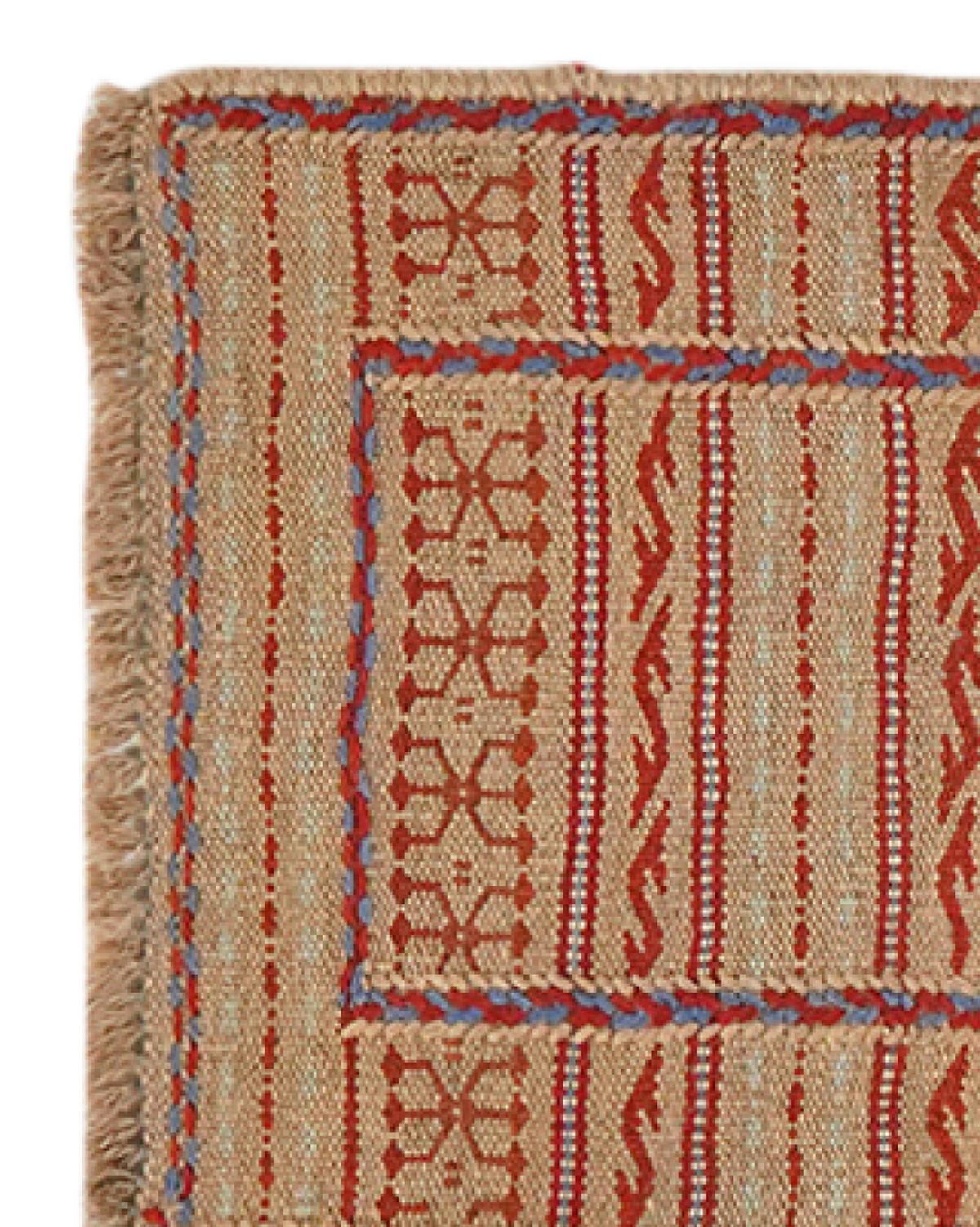 HANDWEBTEPPICH Kelim Kordi Mehrfarbig 64/41 cm Schurwolle - Multicolor, Textil (41/64cm) - Looma