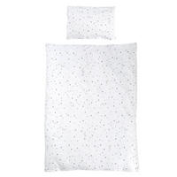 BABYBETTWÄSCHE Sternenzauber grau 100 x 135 cm - Weiß, Textil (100/135cm) - Roba