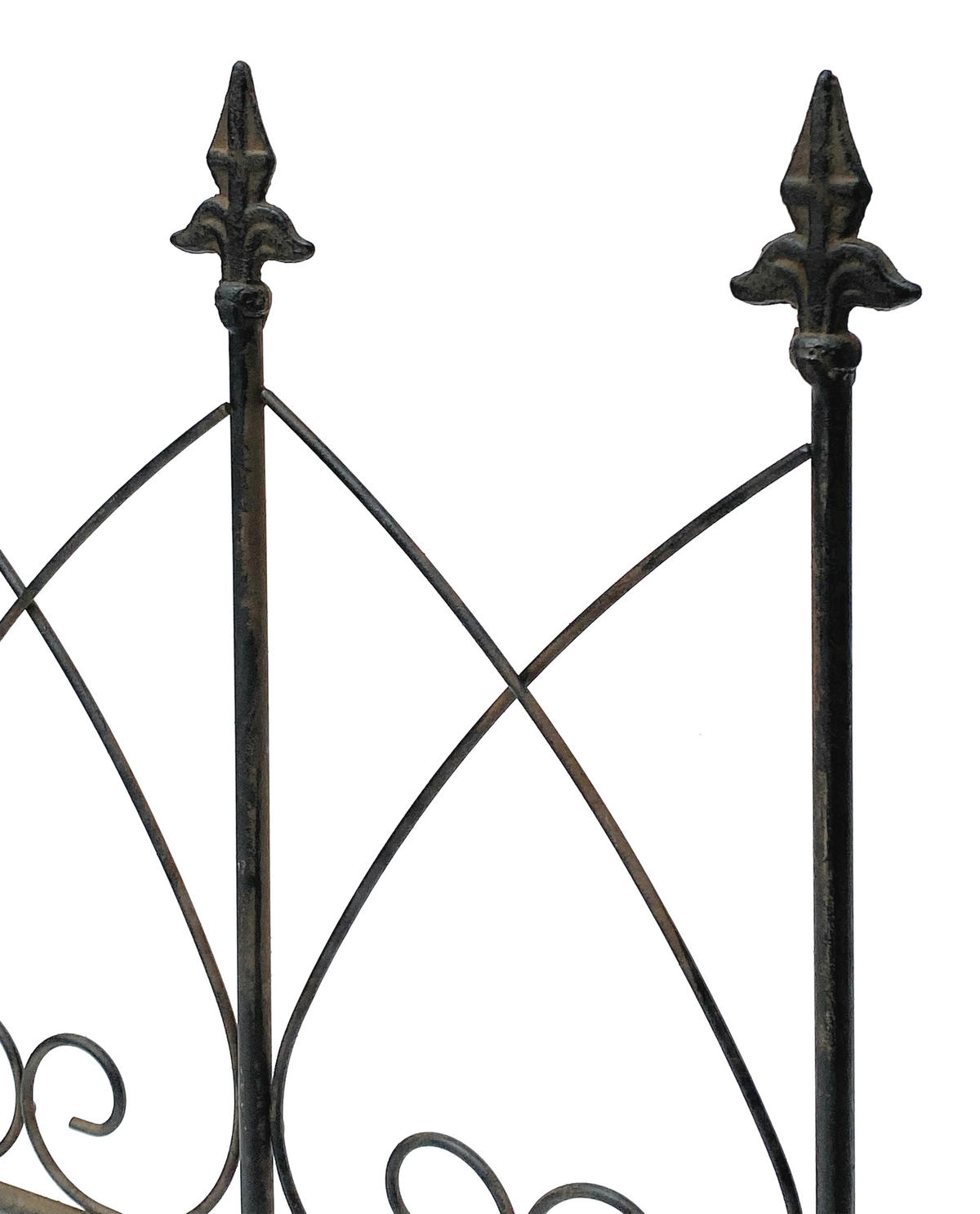 RANKHILFE Freistehend Metall Dunkelbraun 60 cm - Braun, Metall (60/50/8cm) - DanDiBo