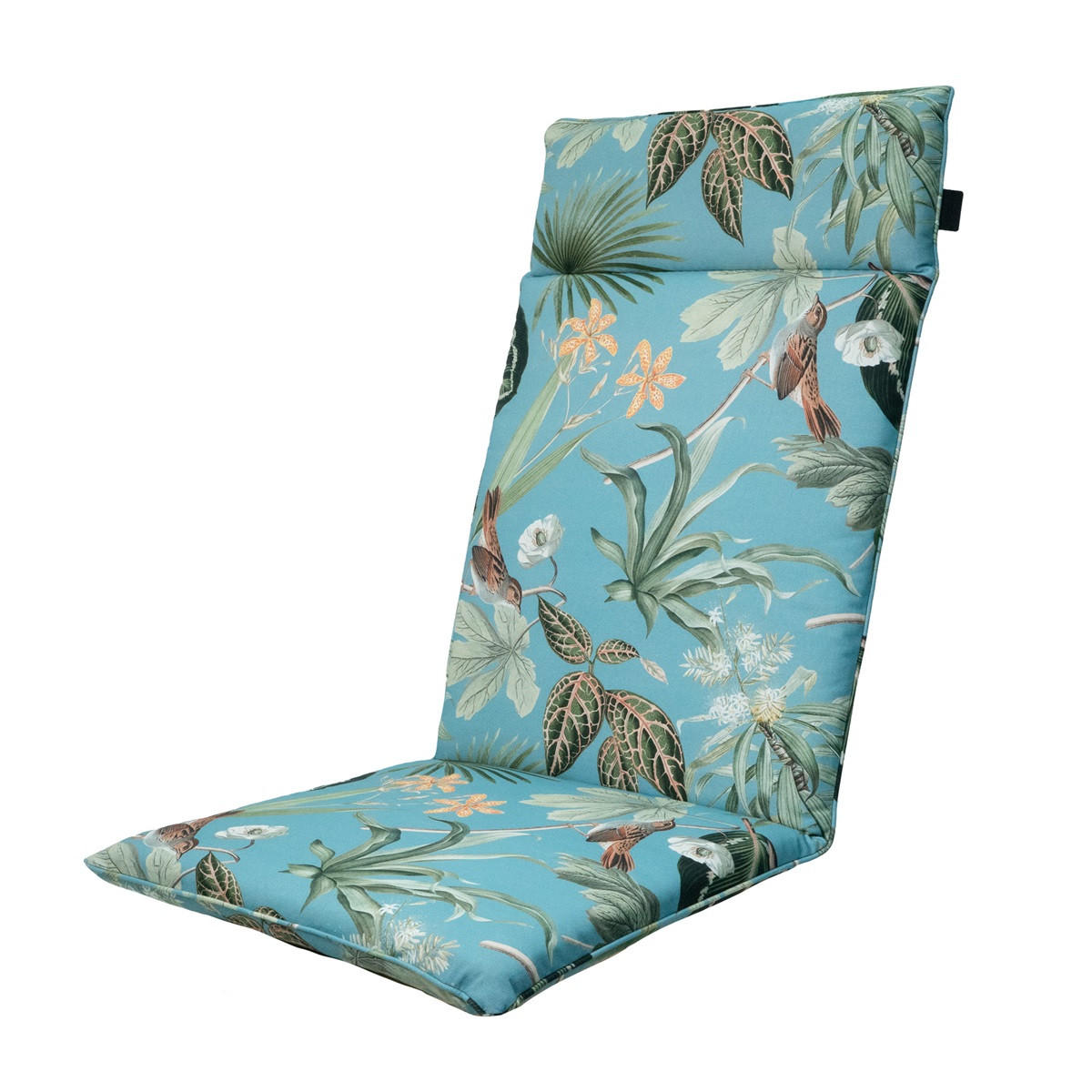 GARTENSTUHLKISSEN Grasse 120/50 cm 4er-Set - Blau, Textil (50/8/120cm) - Madison