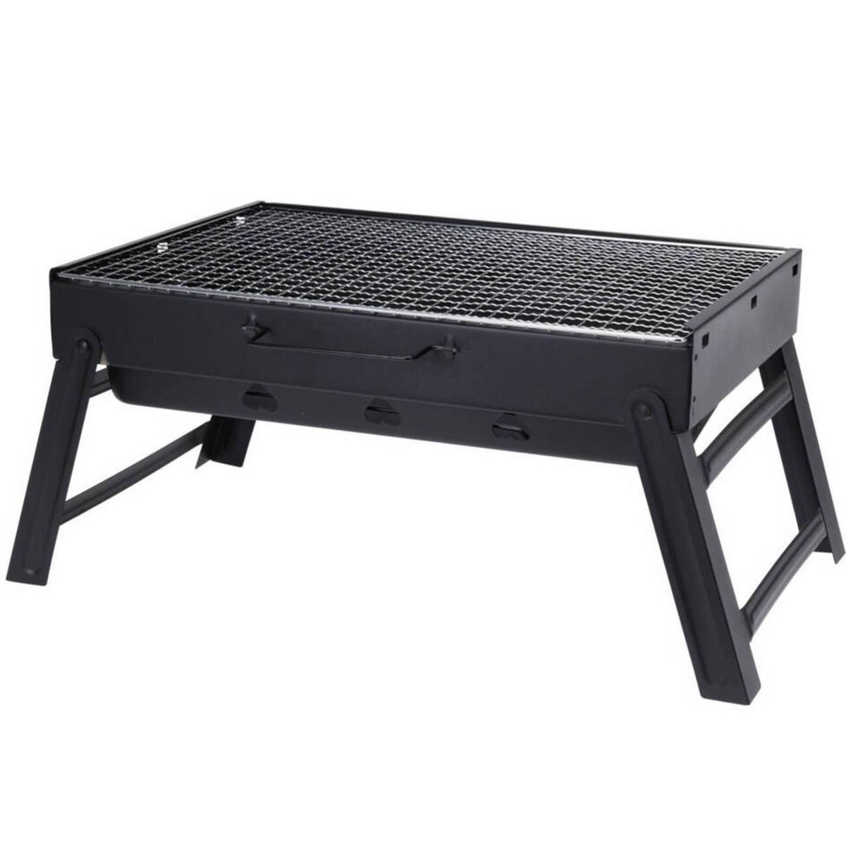 HOLZKOHLEGRILL - Schwarz, Metall (29/23.5/43cm)