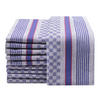 GESCHIRRTÜCHER, 10er-Set, 45x90 cm, 100% Baumwolle, Blau - Blau, Textil (45/90cm) - Zollner