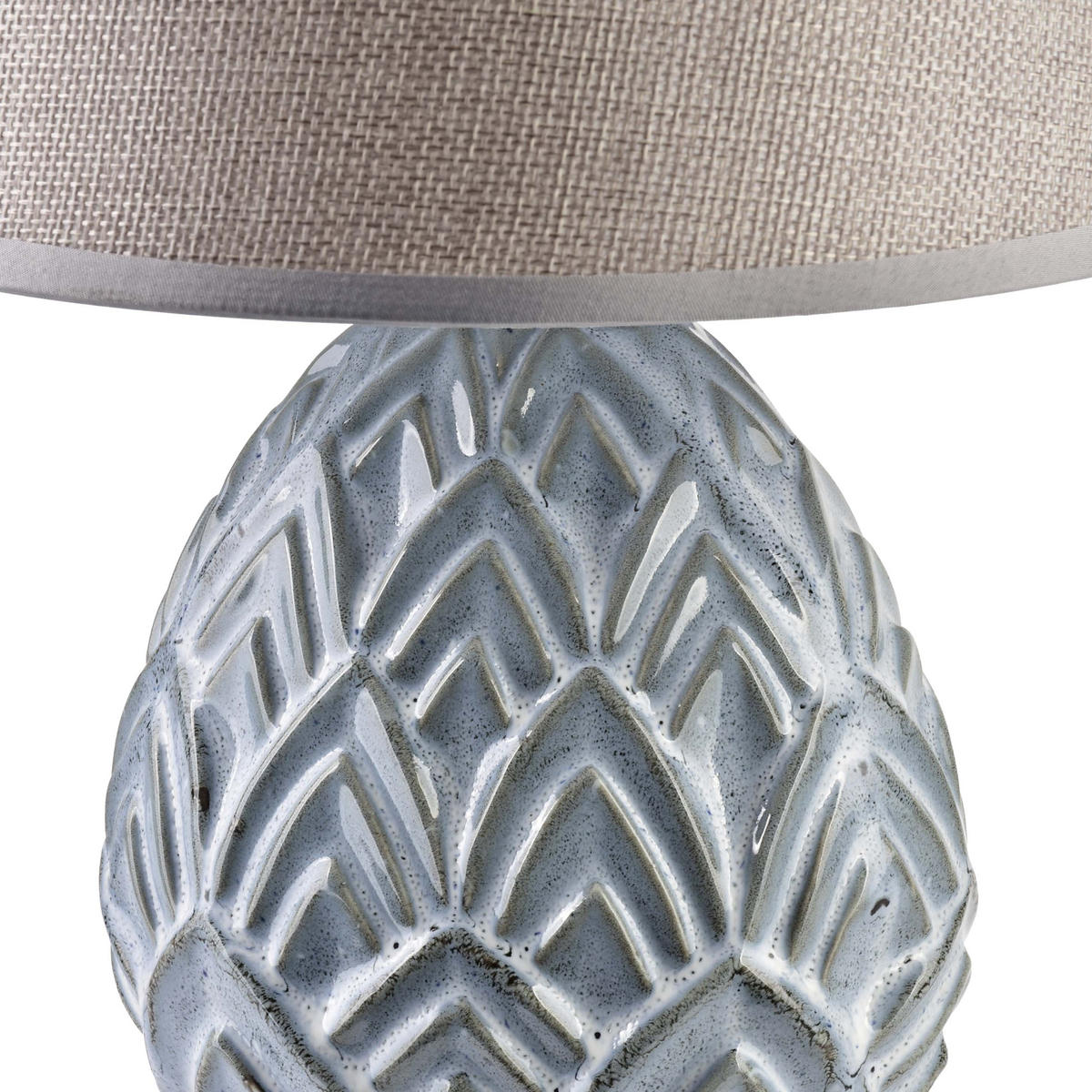 STOLOVNÍ LAMPA LETI WOOD, keramika, modrá - modrá, keramika (13.5/9.5/40cm) - Mondex