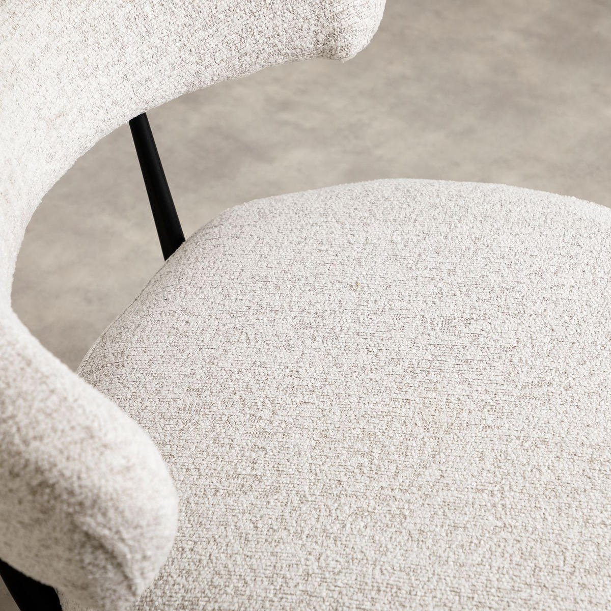 SESSEL MANAO - Beige, Textil (62/68/68cm) - IDIMEX