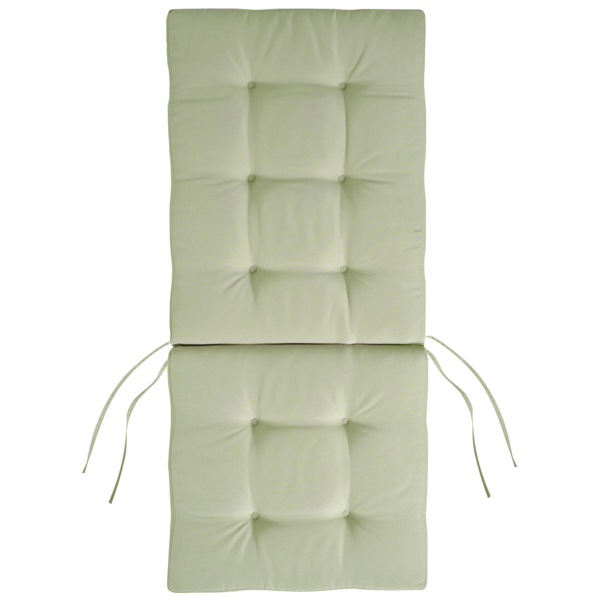 GARTENSTUHL 2er-Set Hellgrün Maui Premium - Braun/Hellgrün, Holz (46/92/48cm) - Beliani