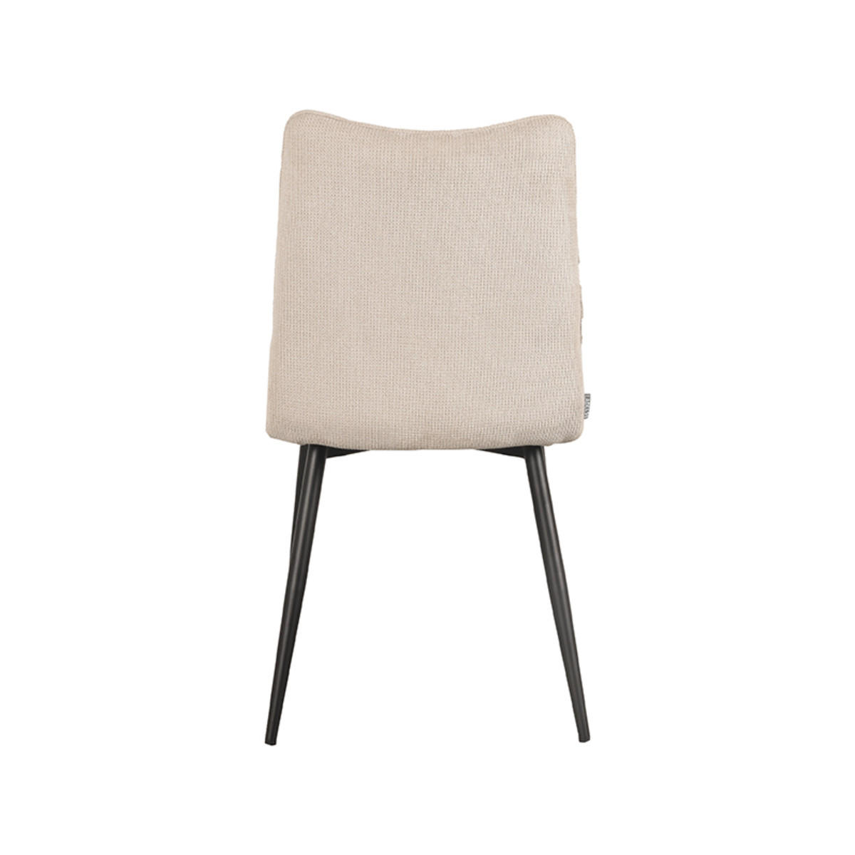 ESSZIMMERSTUHL Riv Beige 59/47/88 cm 2er-Set - Creme, Textil (47/88/59cm) - LABEL51