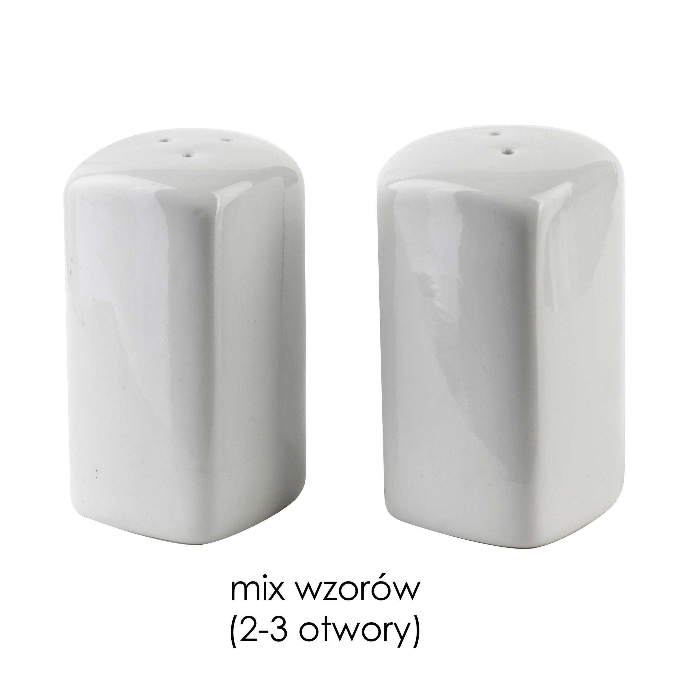 GEWÜRZDOSEN BASIC Porzellan - Weiß, Keramik (5/7/5cm) - Mondex