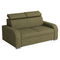 SOFA Oslo 2 - Silberfarben/Grün, Holz/Kunststoff (170/85/100cm) - MIRJAN24