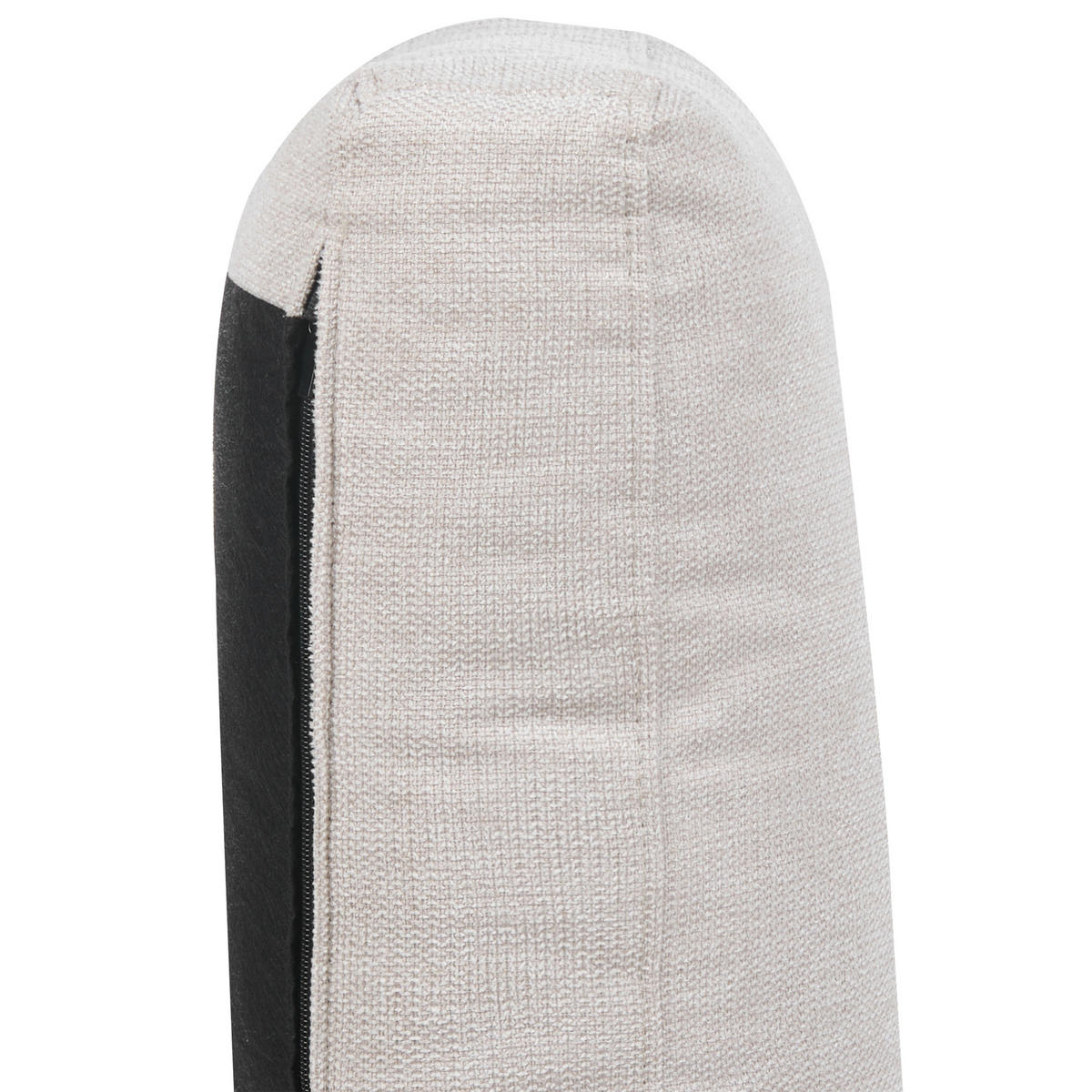 SESSEL hellbeige Nurmo - Dunkelbraun/Beige, Textil (86/78/74cm) - Beliani