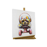 ACRYLBILD HANDGEMALT 60/60 cm - Multicolor, Holz/Textil (60/60cm) - KUNSTLOFT