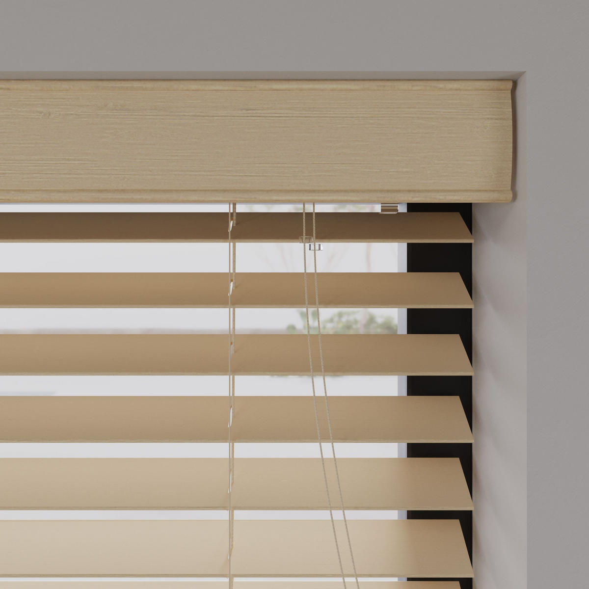 HOLZJALOUSIEN Cocoon Naturel - Naturfarben, Holz (240/240cm) - Cocoon Home Concepts