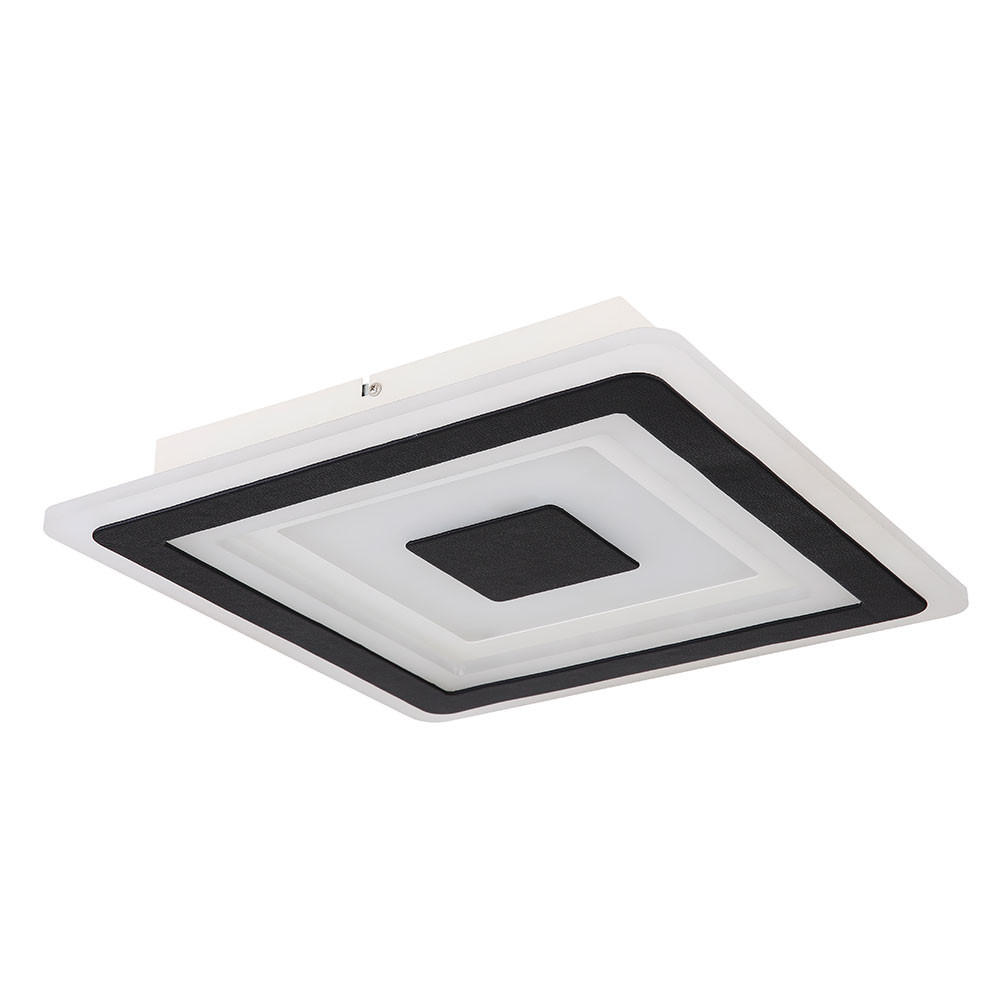 LED DECKENLEUCHTE BIBIANA Metall Weiß - Weiß, Metall (39.5/39.5/6cm)