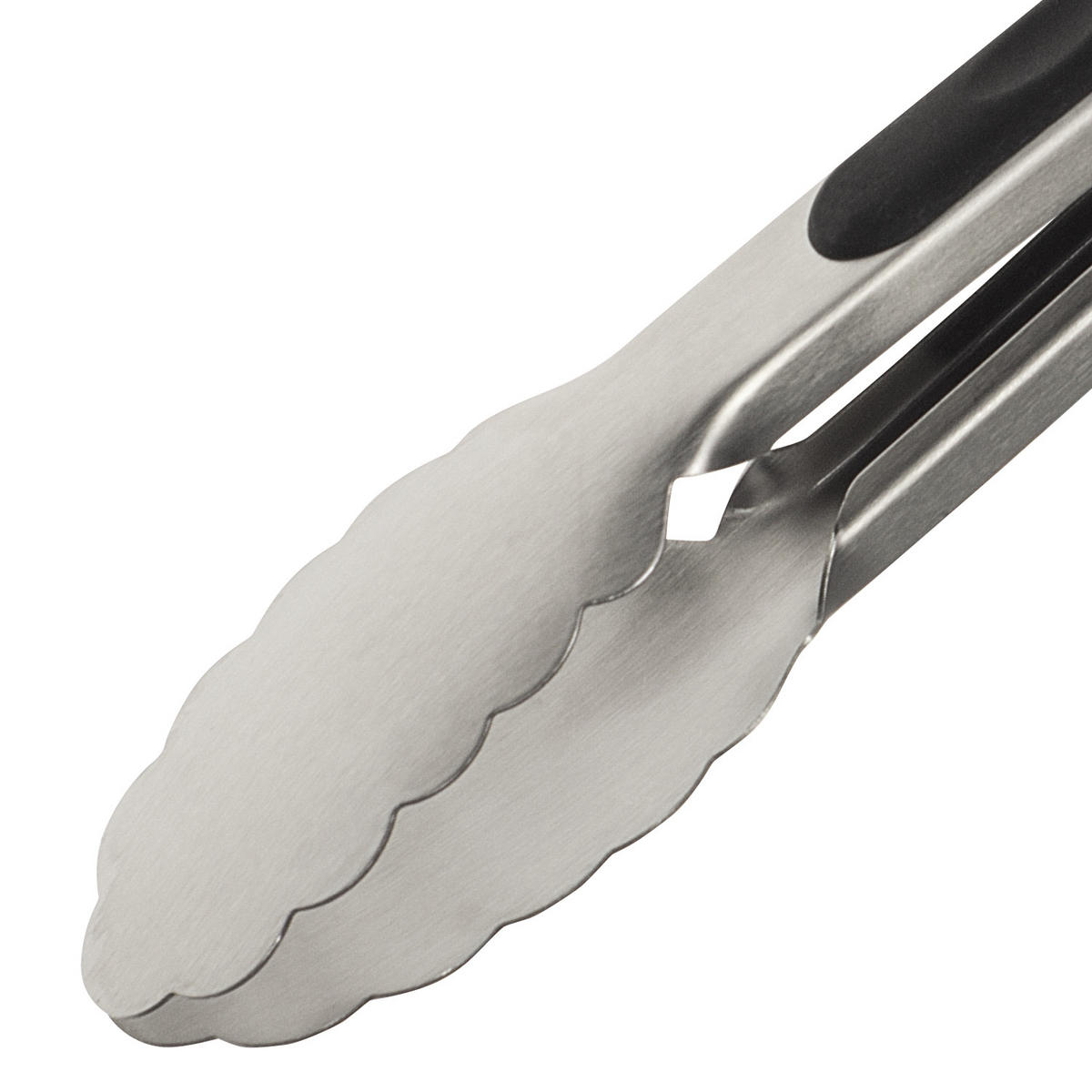 GRILLZANGEN 2er-Set, schwarz - Edelstahlfarben, Metall (44.5cm) - bremermann