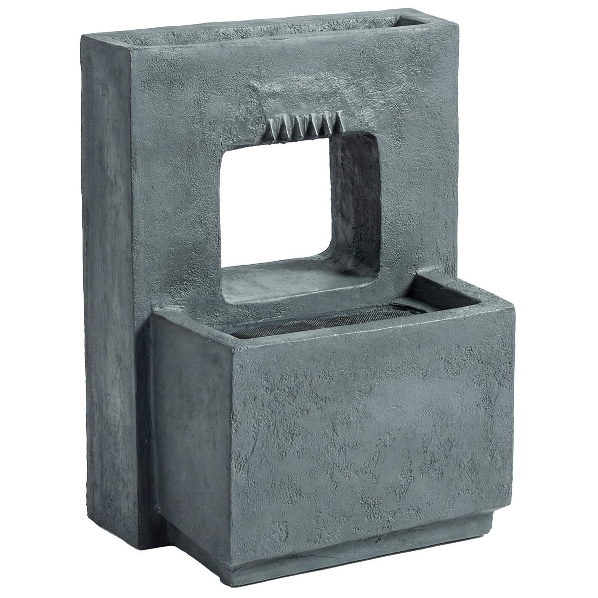 GARTENBRUNNEN Harz Dunkelgrau - Dunkelgrau, Kunststoff (45/31.5/58.5cm) - Outsunny