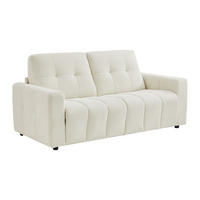 3-SITZER-SCHLAFSOFA aus beigem Chenillestoff ISISTIA - Beige, Textil (202/95/100cm) - Vente-Unique