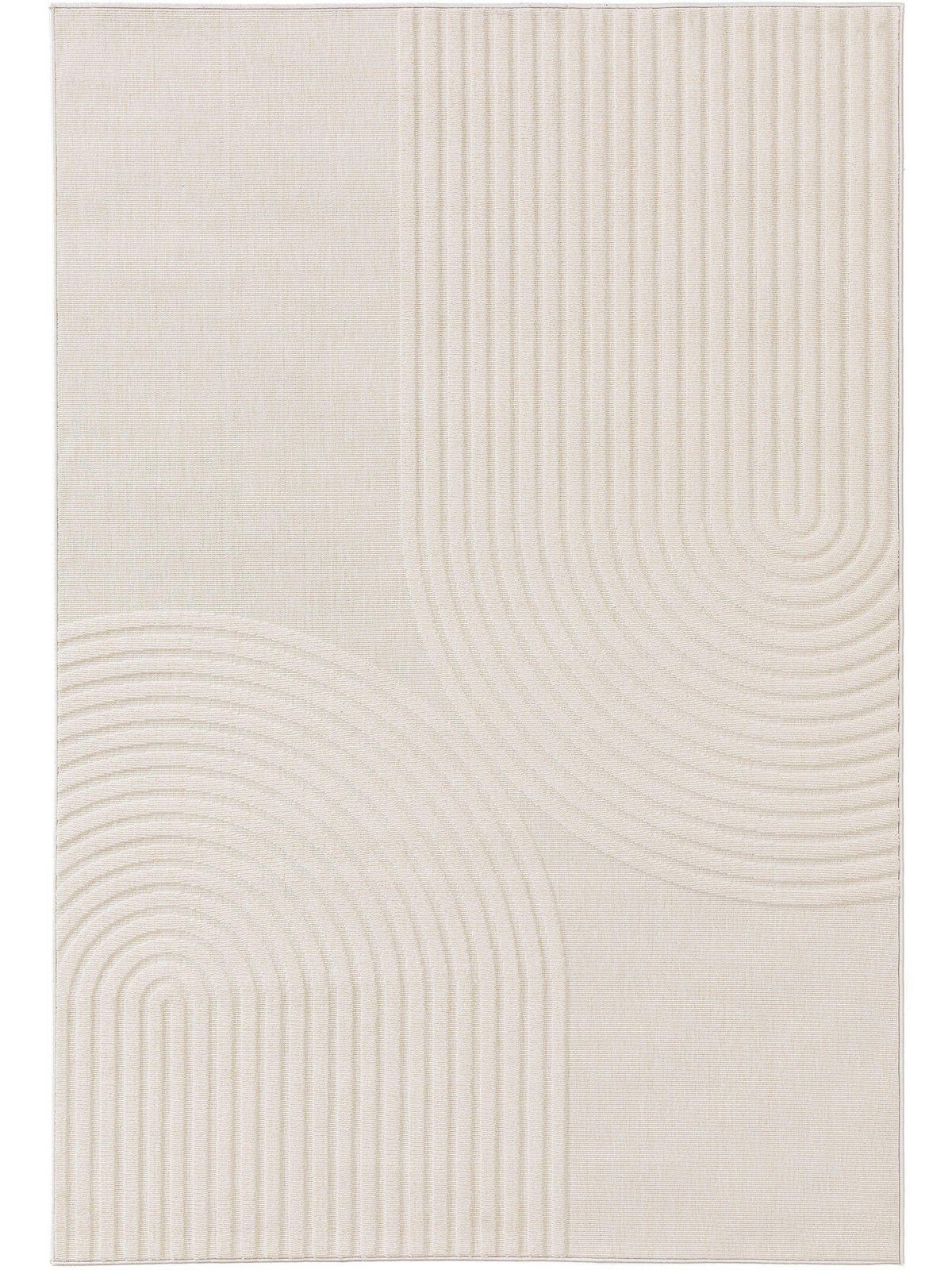 OUTDOORTEPPICH Taro Cream 80x150 cm - Creme, Textil (80/150cm) - benuta Pop