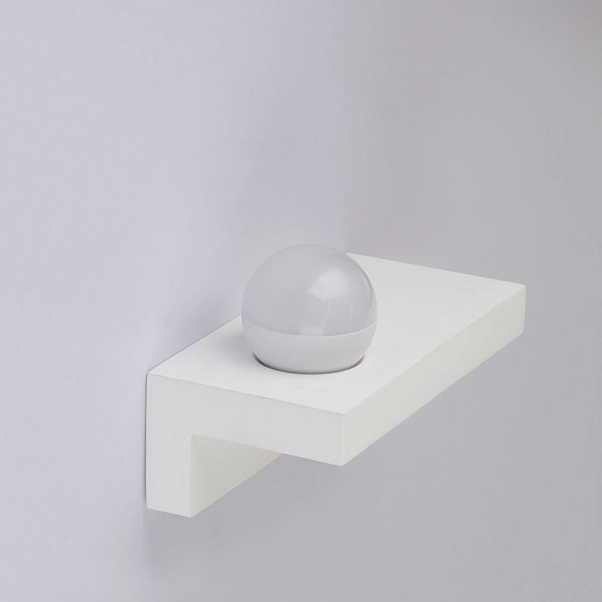 LED WANDLEUCHTE Metall Weiß - Weiß, Metall (30/17.5/15cm) - Globo Lighting