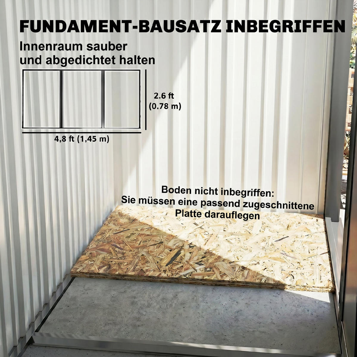 GERÄTESCHUPPEN DE-08143 mit verstellbaren Regalböden Dunkelgrau - Dunkelgrau, Metall (161/181/95cm) - ComfortXL