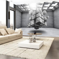 VLIESTAPETE Grau 400/280 cm - Weiß/Grau, Textil (400/1cm) - KUNSTLOFT