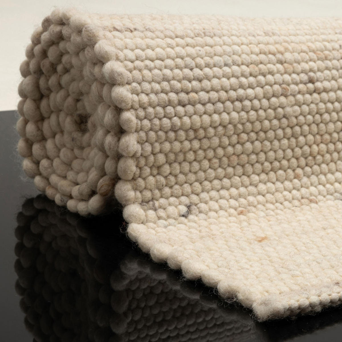 HANDWEBTEPPICH Atlas 90x160 cm - Naturfarben, Textil (90/160cm) - Rug and Roll