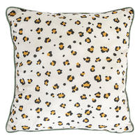 KINDERKISSEN in Leopardenmuster Leopard 40/40/10 cm - Multicolor, Kunststoff (40/40cm) - Atmosphera for kids