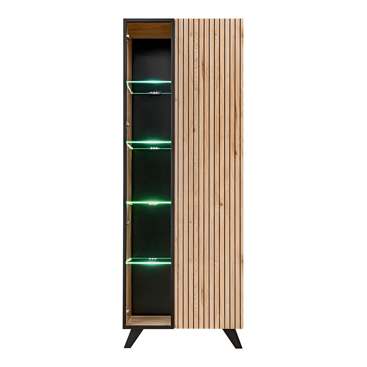 WOHNZIMMER-SET 5-TLG. Laterza-164 - Braun, Holzwerkstoff (480/192/45cm) - Lomado