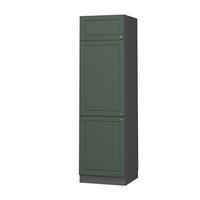 KÜCHENSCHRANK Fame-Line Grün-Gold Landhaus 60 cm - Anthrazit/Grün, Holzwerkstoff (60/206.8/58.1cm) - Vicco