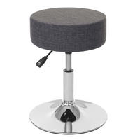HOCKER Grau - Grau, Textil (35/55/35cm) - MCW