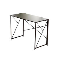 SCHREIBTISCH 99x50x75cm- Schwarz - Schwarz, Holz/Metall (99/50/75cm) - KOMHTOM