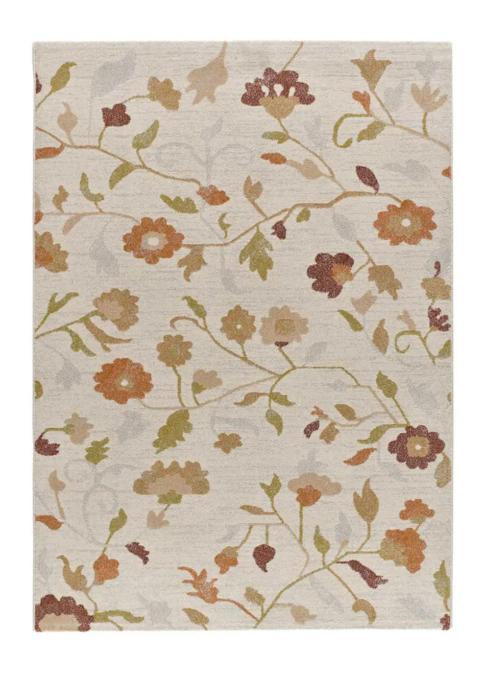 Atticgo Webteppich Mehrfarbig, Beige 133x190 cm