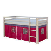 HOCHBETT Leiter 90/200 cm Pink - Pink/Weiß, Holz - Homestyle4u