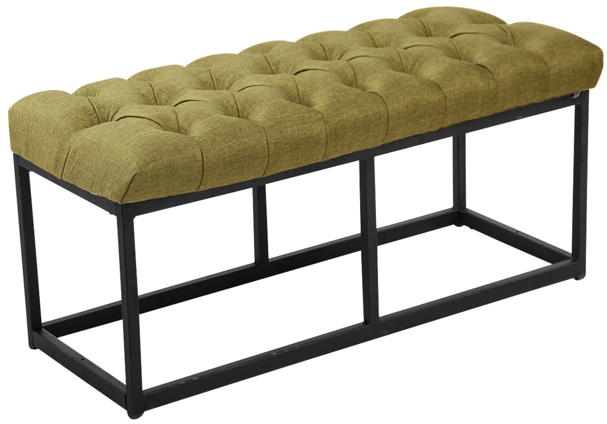 SITZBANK Mexico Stoff Grün - Grün, Textil (100/46/38cm) - DELUKE