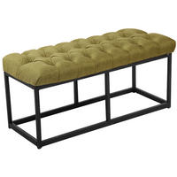 SITZBANK Mexico Stoff Grün - Grün, Textil (100/46/38cm) - DELUKE